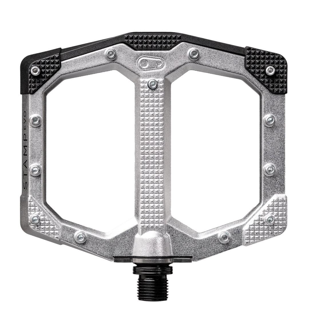 CRANKBROTHERS STAMP EVO Små platta pedaler Silver