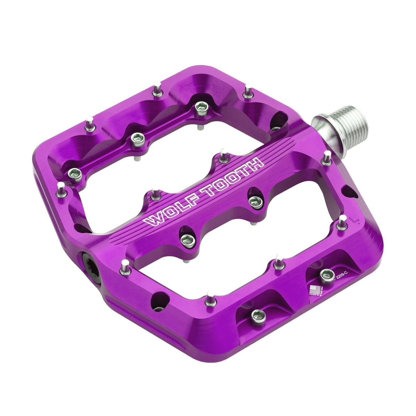 WOLF TOOTH WAVEFORM platta pedaler, stora, violetta