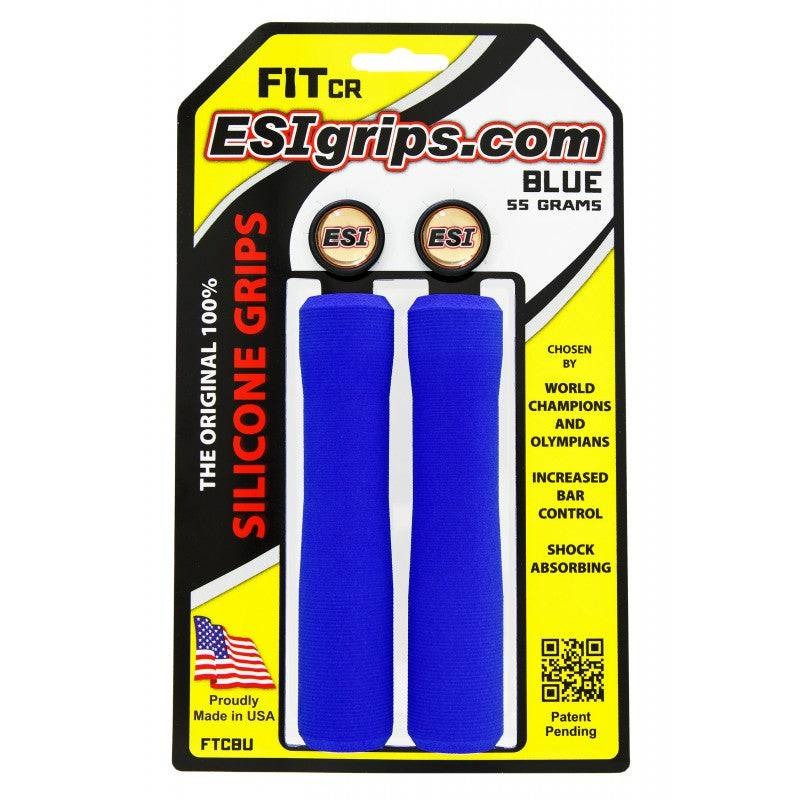 Grips ESI FIT CR (CHUNKY/RACER'S EDGE COMBO) 130 mm Blue