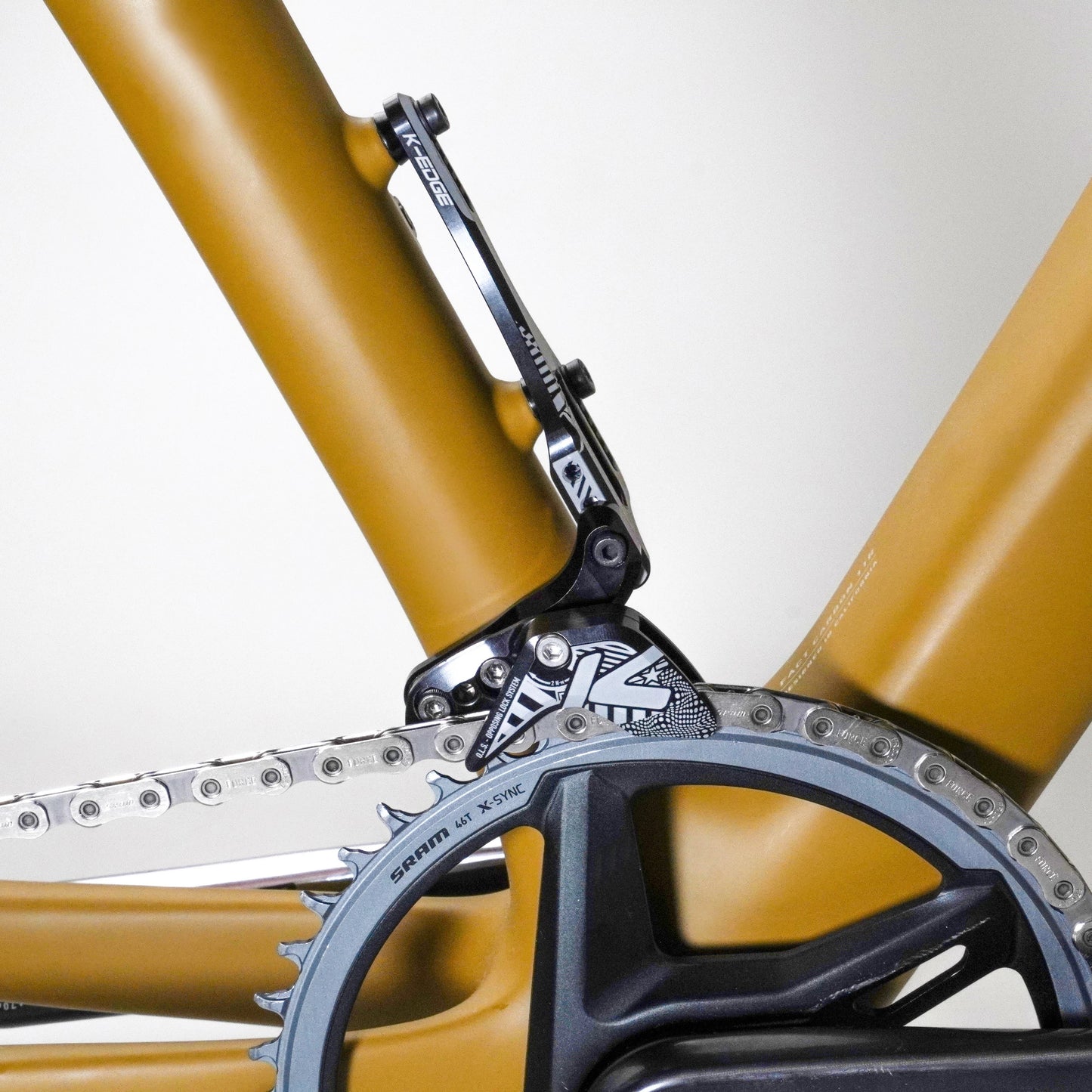 K-EDGE single-plate braze-on chain guide