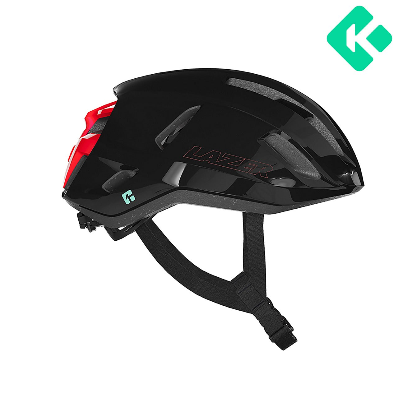 LAZER SPHERE KINETICORE Road Helmet Black/Red