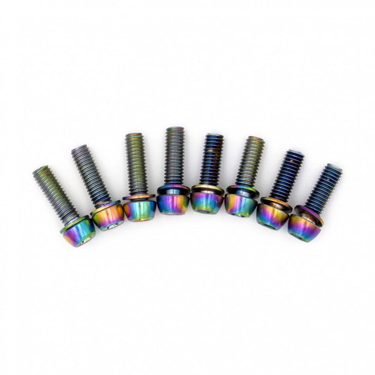 Skruvkit TITLE DM1 Styrstam Oil Slick (x8)