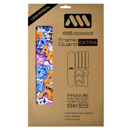 ALL MOUNTAIN STYLE EXTRA Born to Be Rider Blue Adhesive Frame Protector