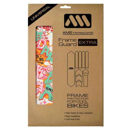 ALL MOUNTAIN STYLE EXTRA Born to Be Rider ramskydd Röd