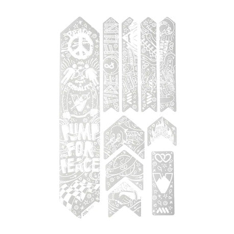 Frame Protector ALL MOUNTAIN STYLE EXTRA Pump for Peace White