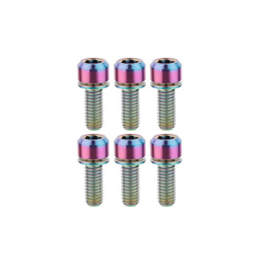 Skruvsats Titanium TITLE ST1 / ST2 Oil Slick (x6)
