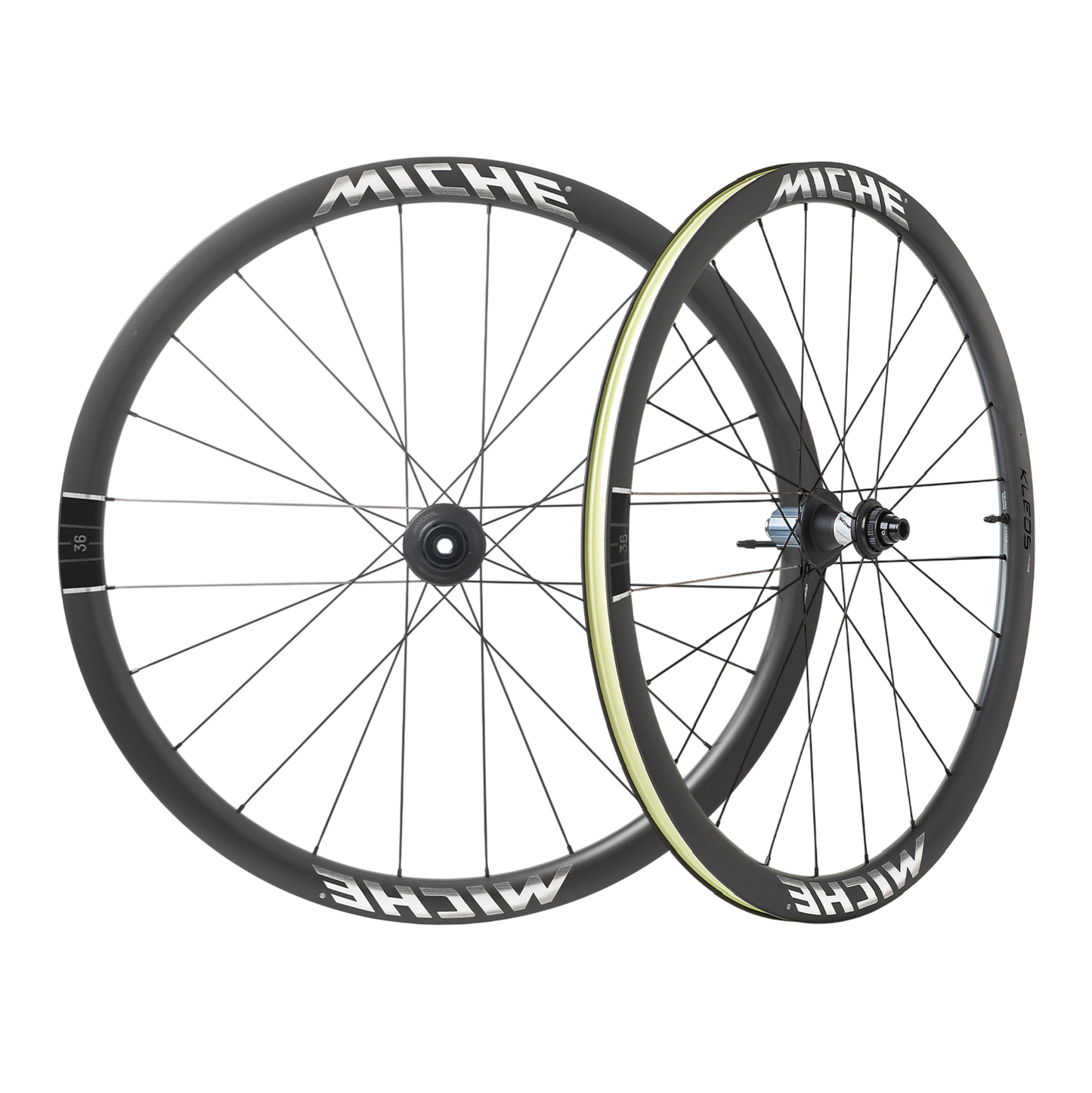 Par MICHE KLEOS RD DX36 Tubeless Ready (Center Lock) Team Edition-hjul