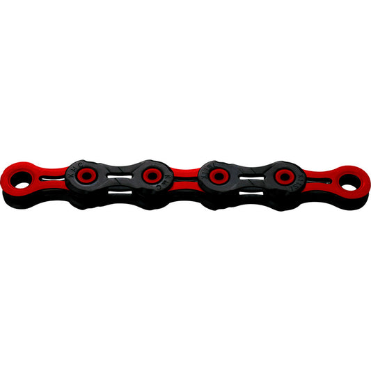 11V KMC DLC11 Waxed Black/Red Chain
