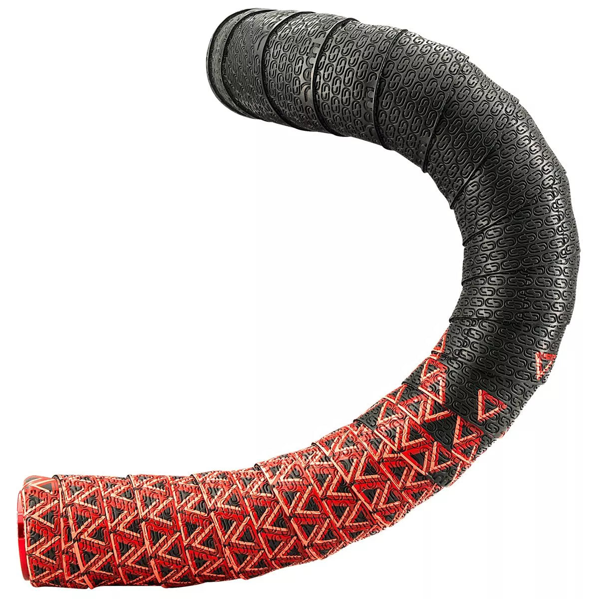 DEDA LOOP + END-PLUG styrband, svart/rött