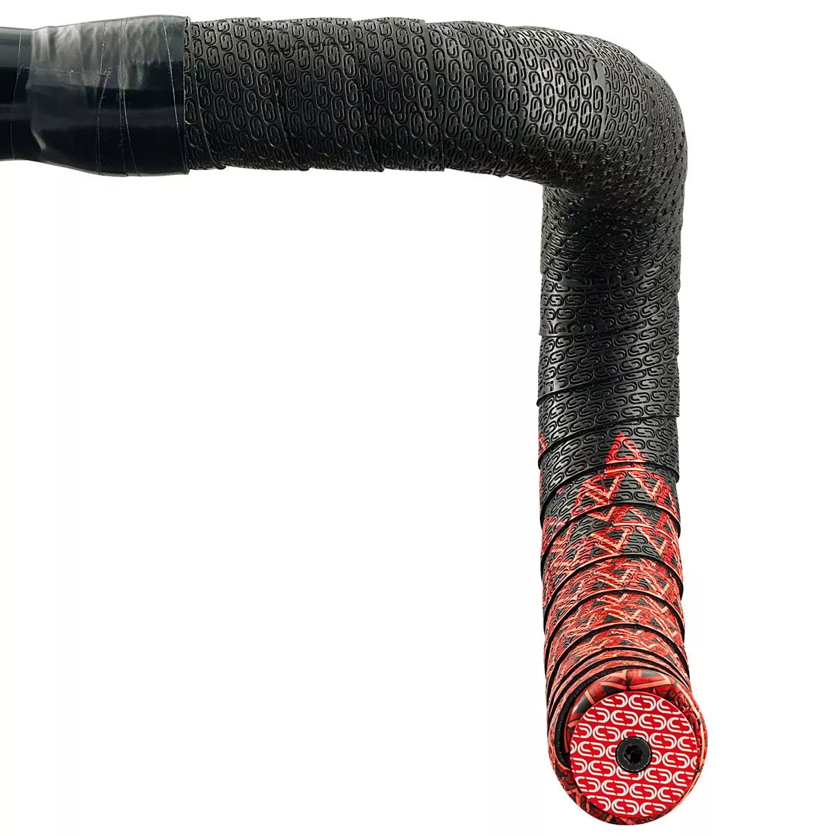 DEDA LOOP + END-PLUG styrband, svart/rött