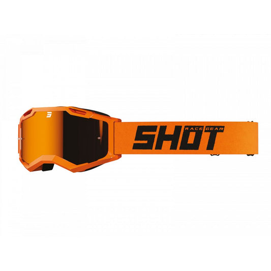 Masque Shot Assault 2.0 Solid Irridium Neon Orange Glossy