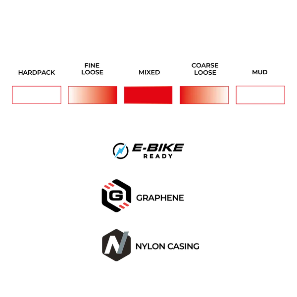 VITTORIA Mazza 29x2.6 Trail Graphene 2.0 Tubeless Ready Soft Black tire