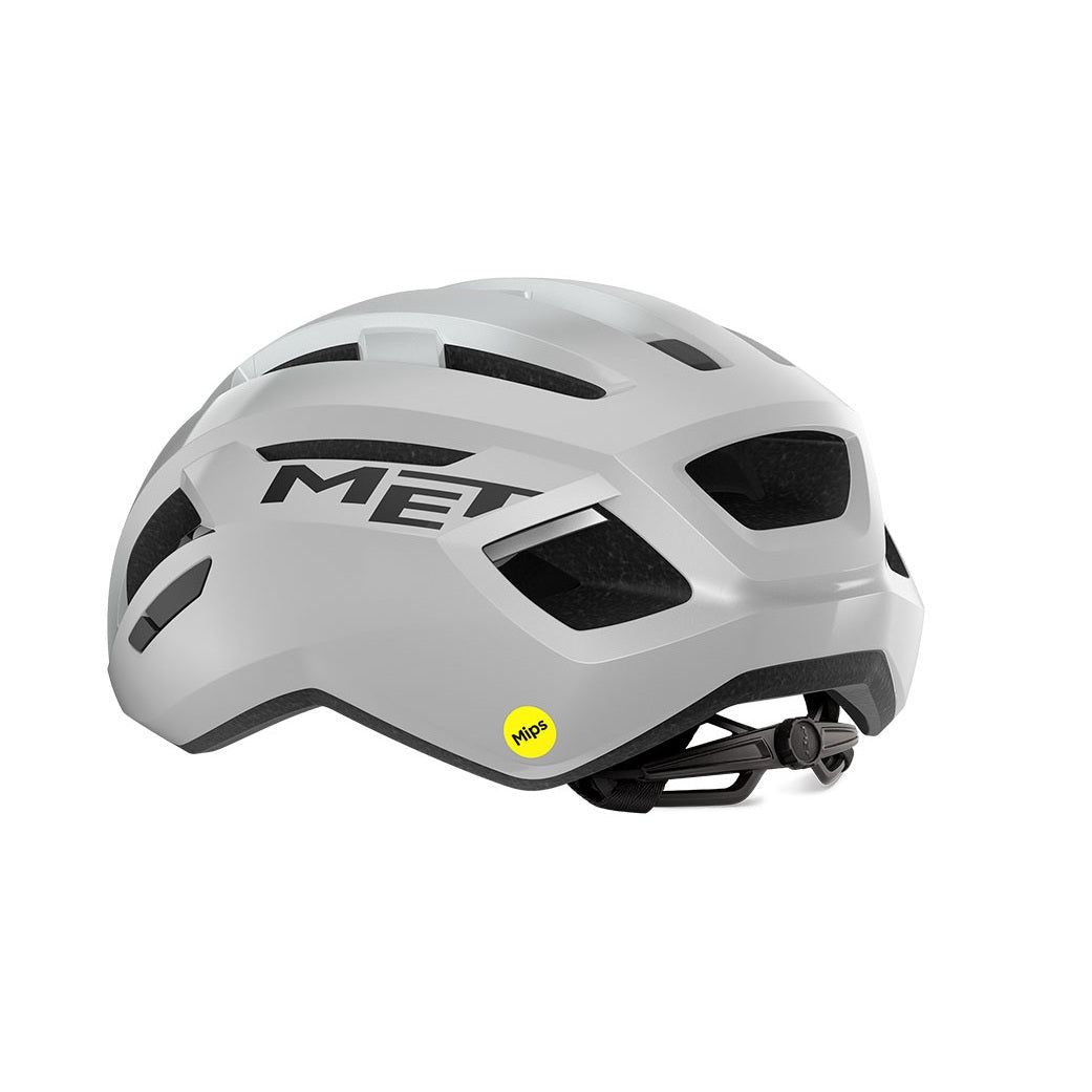 Headset Road MET VINCI MIPS White Silver Glossy