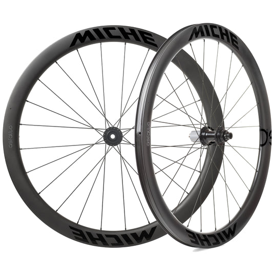 Par MICHE ASFALTO 45 Tubeless Ready-hjul (centerlås)