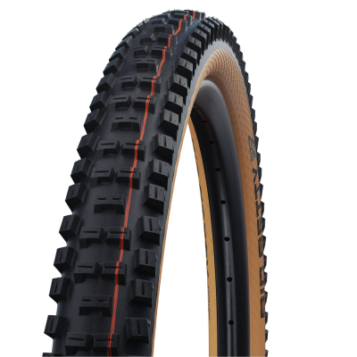 SCHWALBE BIG BETTY 27.5x2.40 ADDIX SOFT SUPERGRAVITY Tubeless Ready Soft Black/Brown-däck