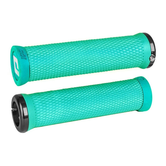 ODI ELITE MOTION V2.1 Lock-on 130 mm handtag Turkos