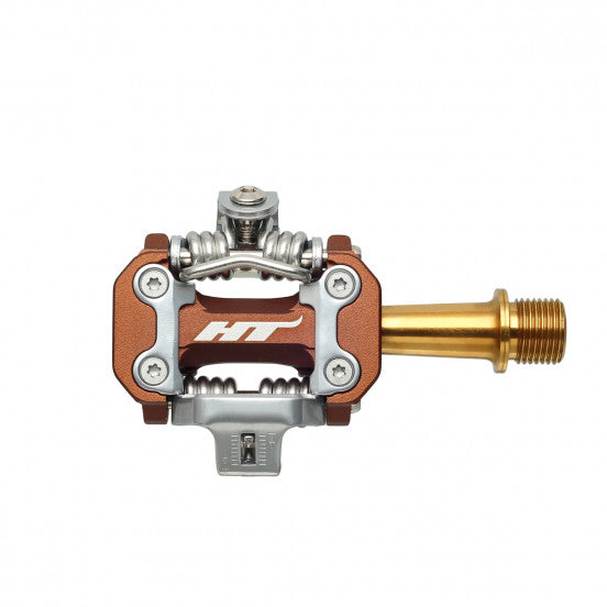 HT COMPONENTS M2 Titanium Bronze pedals