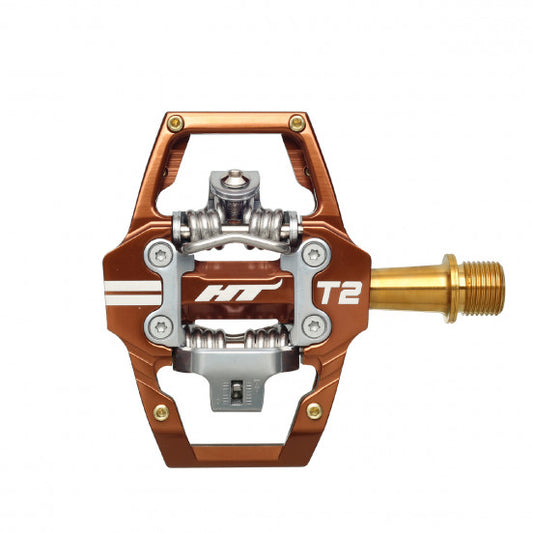 HT COMPONENTS T2 Titanium Bronze-pedaler