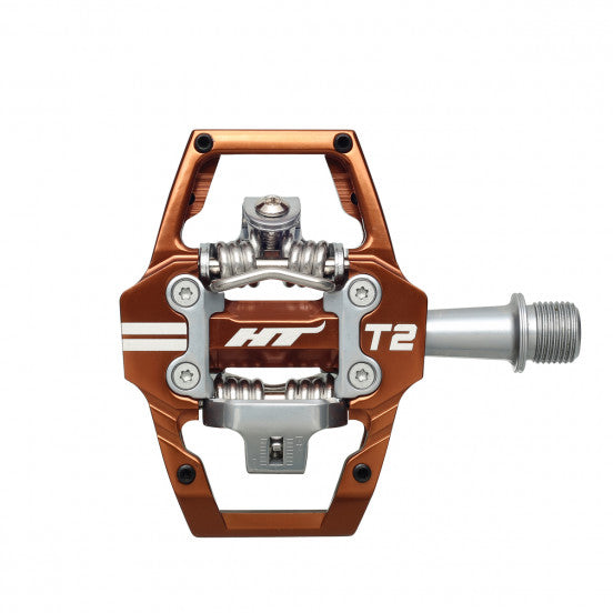 HT COMPONENTS ENDURO T2 Bronze pedals