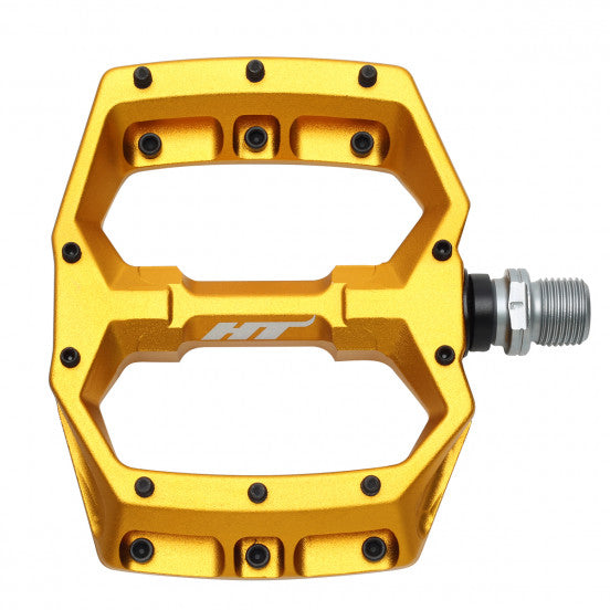 HT COMPONENTS SPIDER AF03 Flatpedaler i guld
