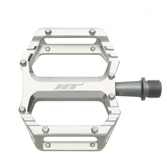 HT COMPONENTS AR09 Silver flat pedals
