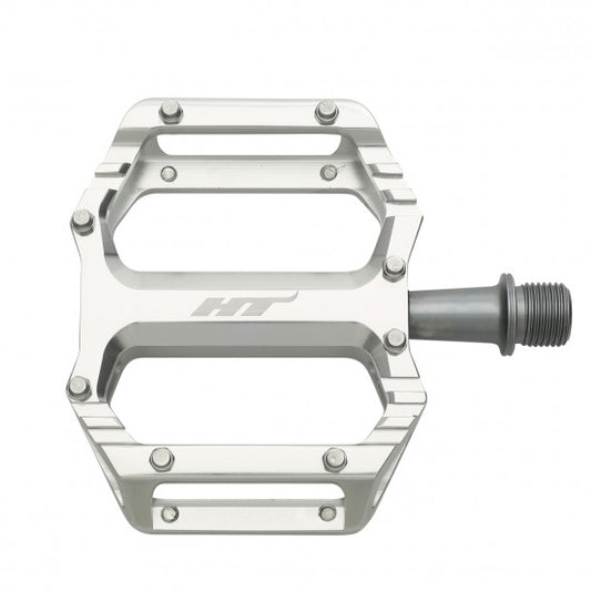HT COMPONENTS AR09 Silver flat pedals