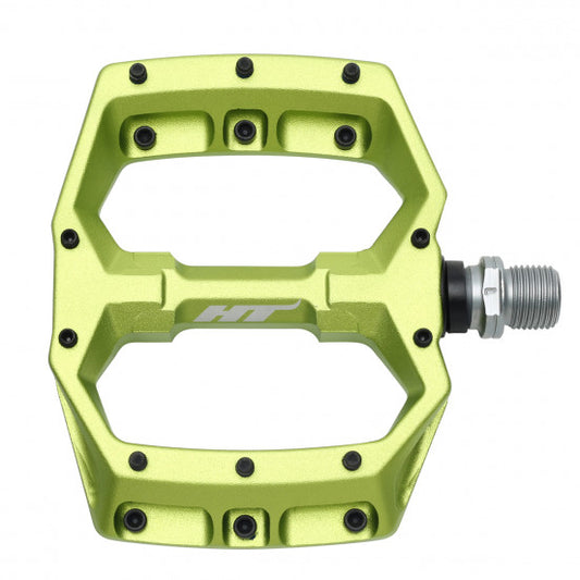 HT COMPONENTS Spider AF03 Green flat pedals
