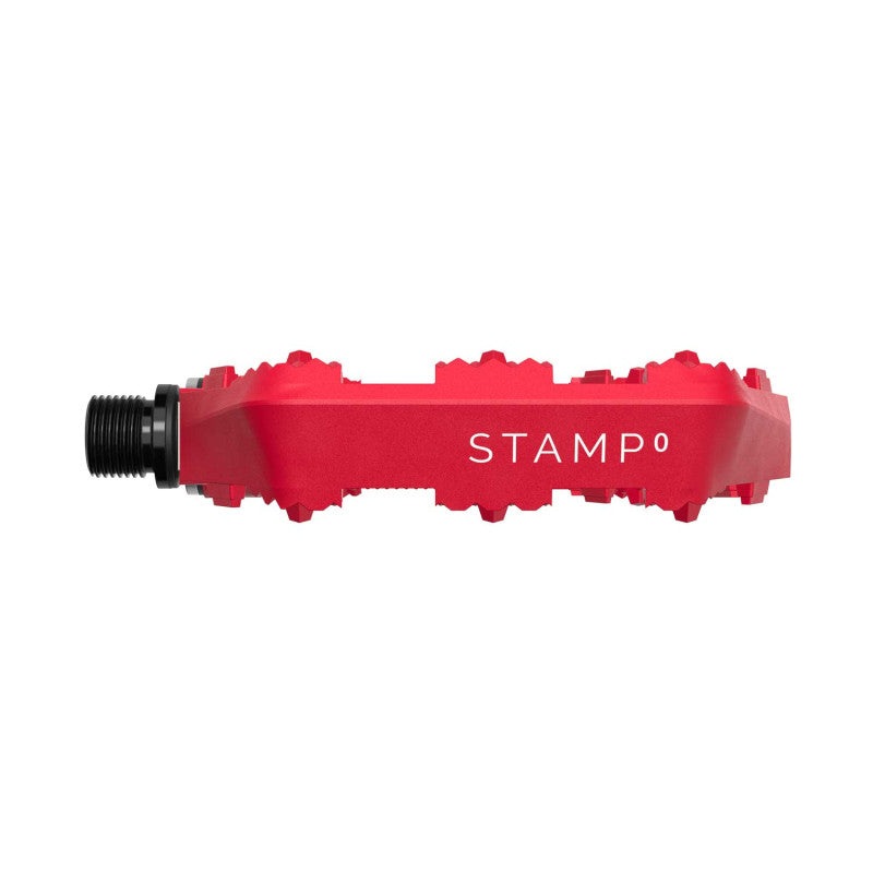 CRANKBROTHERS STAMP 0 Små platta pedaler Röd