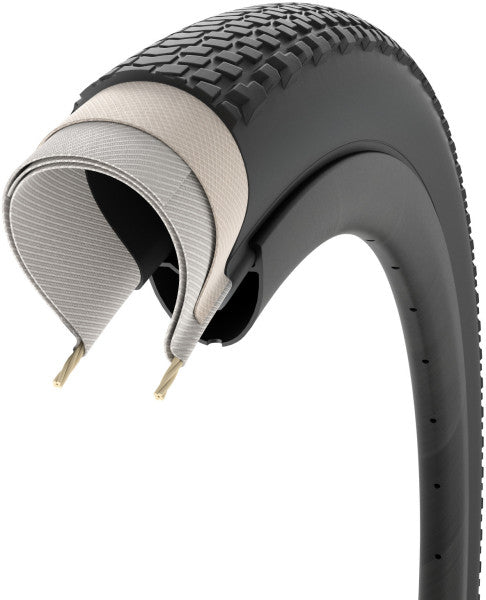 PIRELLI CINTURATO GRAVEL H Performance 700c Tubeless-Ready Tire, Black