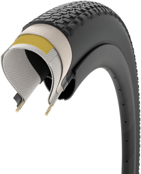 PIRELLI CINTURATO GRAVEL H High Performance 700c Tubeless-Ready Tire, Black