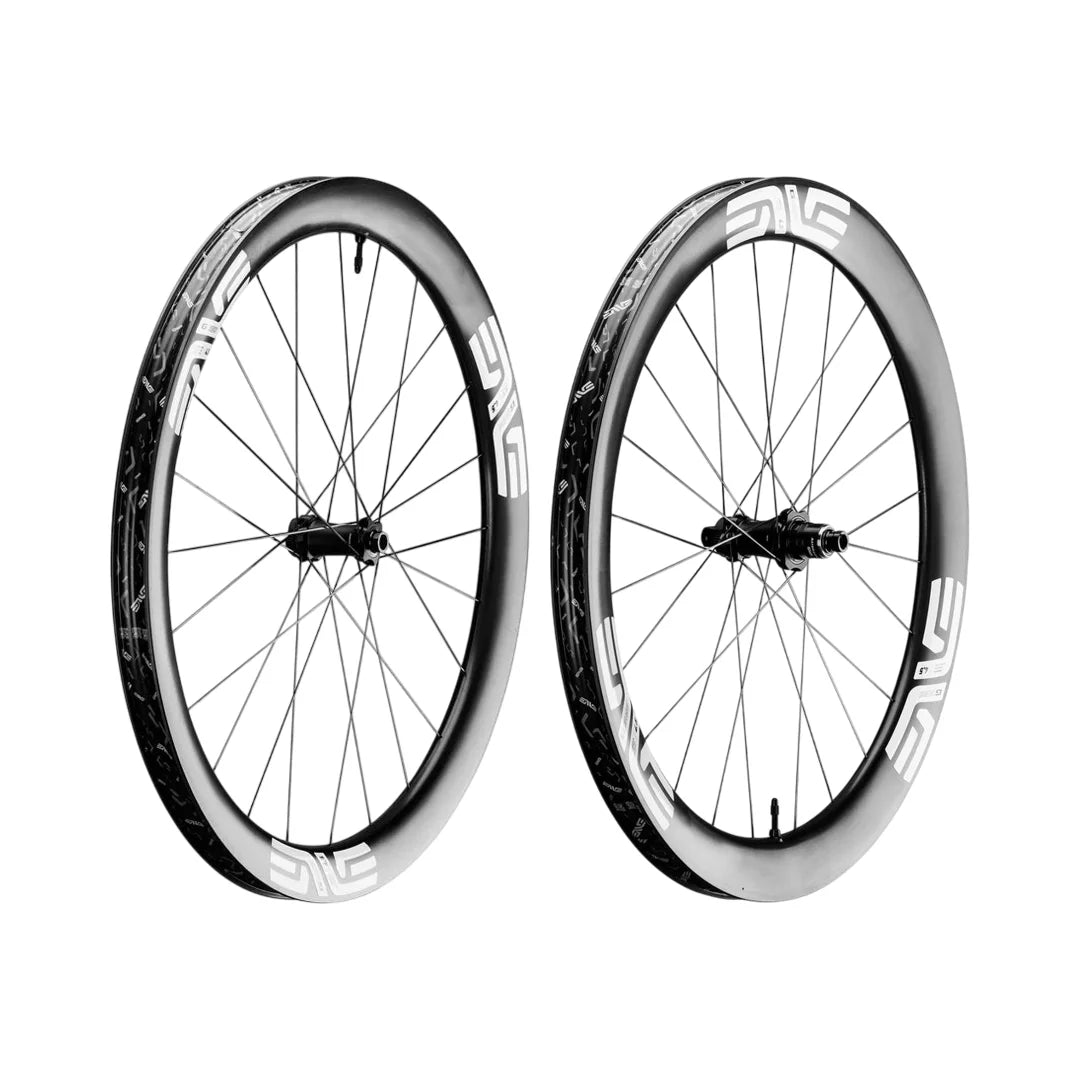 Par ENVE G SES 4.5 Tubeless Ready-hjul (Center Lock) Svart/vitt