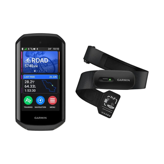 GARMIN EDGE 1050 GPS + Ditt GARMIN HRM 200 Cardio-bälte för £1 mer