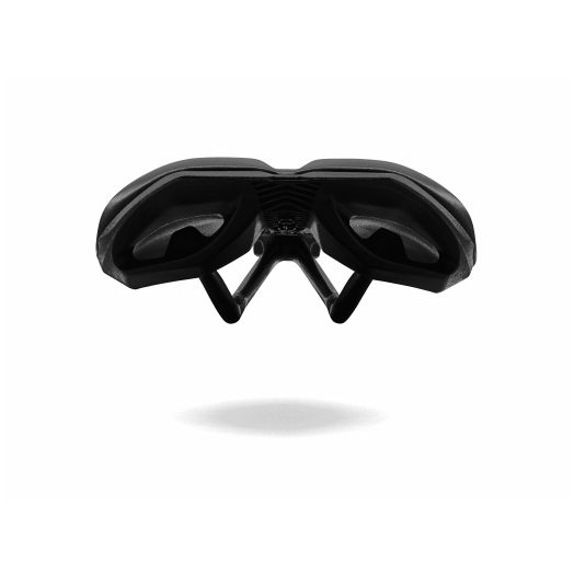 PRO TURNIX TEAM Sadel 152 mm kolfiberskenor Svart