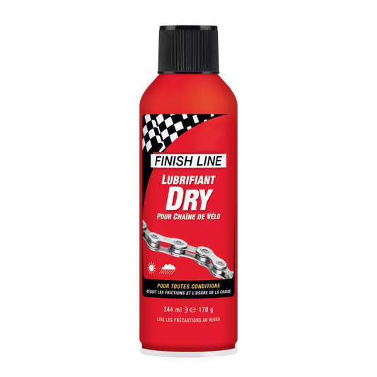 Kedjesmörjmedel FINISH LINE DRY LUBE Teflon - Alla förhållanden – Aerosol (244ml)