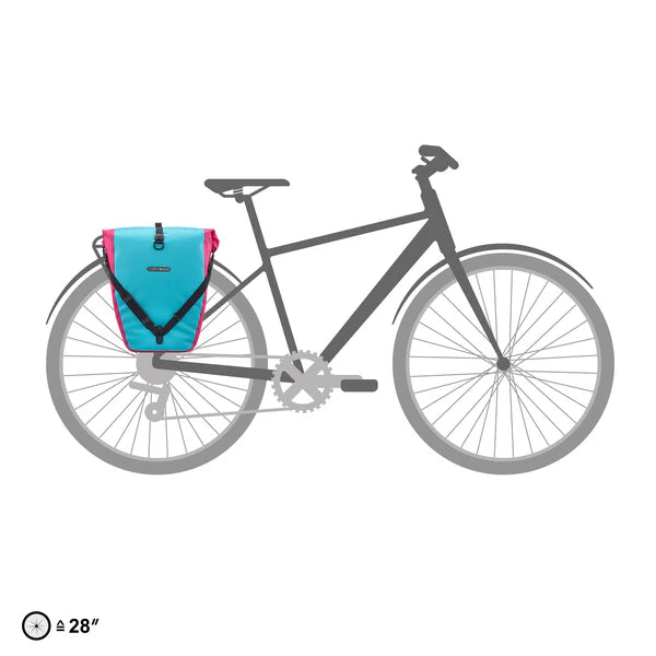 ORTLIEB BACK ROLLER CYBER 20 L Bagage Transportväska Blå/Rosa