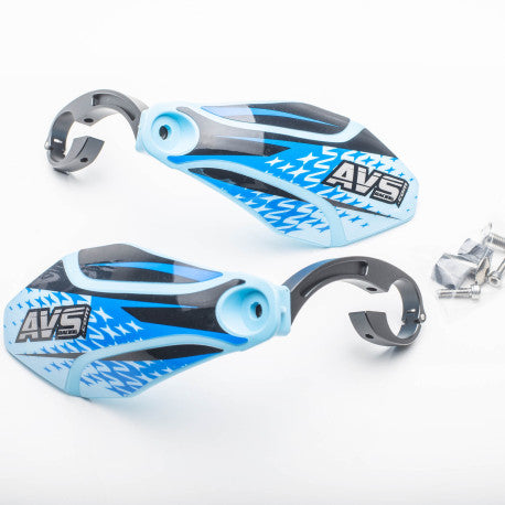 Handskydd AVS KIT DECO Alu Leg Ljusblå/Svart