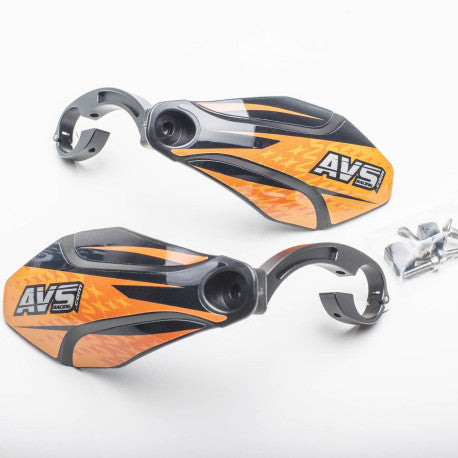 AVS KIT DECO Handskydd Alu Leg Orange/Svart