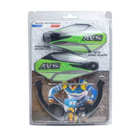 AVS KIT DECO handskydd Alu Tab Svart/Grön