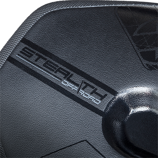 STEALTH OFFROAD 152 mm PRO-sadel med skenor av rostfritt stål Svart