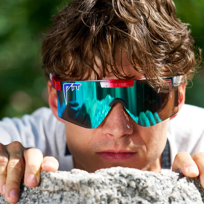 Glasses PIT VIPER THE FIRECRACKER ORIGINAL WIDE HDPV Polarized Blue