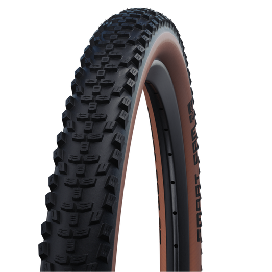 SCHWALBE SMART SAM 29x2.60 ADDIX PERFORMANCE RACEGUARD Däck Slangtyp Mjuk Svart/Brun