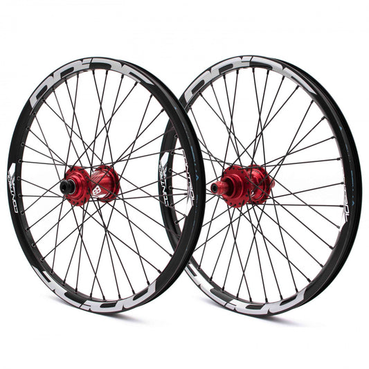 Hjulpar PRIDE 20" (406mm) Control V1 Disc Axlar 20/10mm Röd