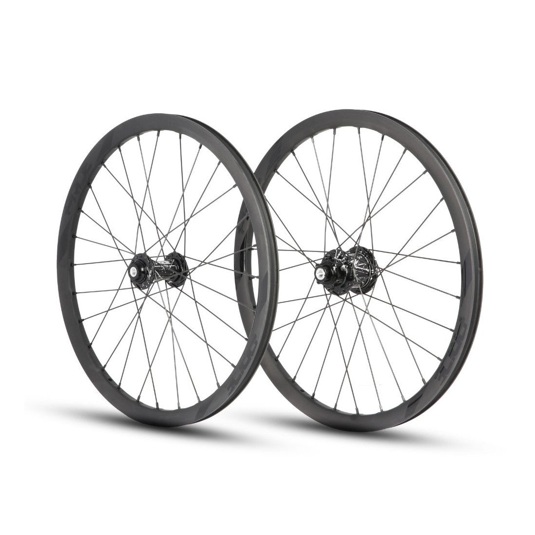 Hjulpar PRIDE 20" (451mm) Karbon Wave Matt Black Disc Matrix Axlar 10/10mm Svart