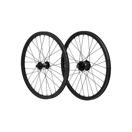 Hjulpar PRIDE 20" (451mm) Karbon Wave Matt Black Disc Matrix Axlar 10/15mm Svart