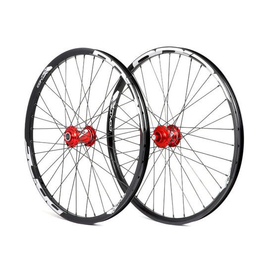 Hjulpar PRIDE 24" (507mm) Control V1 Disc Axlar 20/10mm Röd