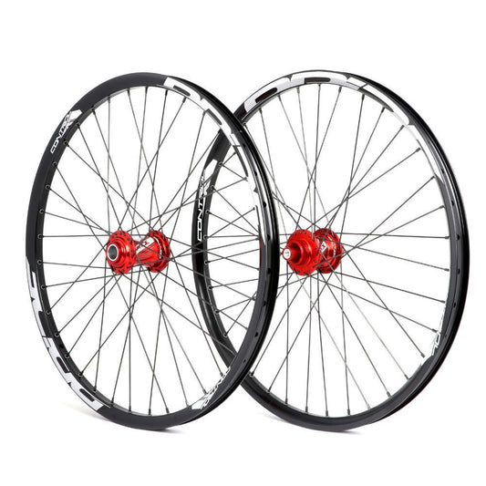 Hjulpar PRIDE 20" (451mm) Control V2 Disc Axlar 10/15mm Röd