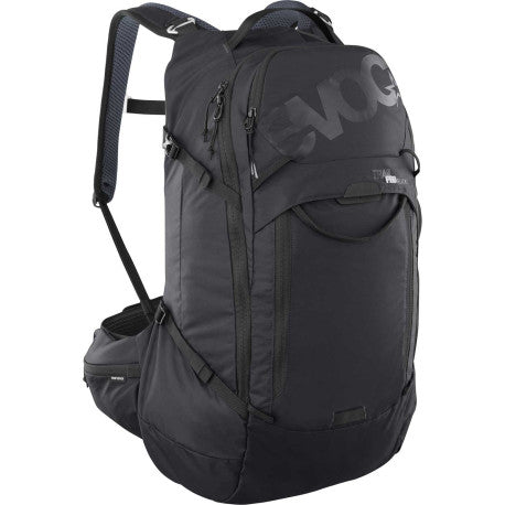 Backpack with Dorsal EVOC TRAIL PRO BLACKLINE 26 L Black