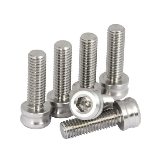 Styrstamsskruvkit M8 Pride Silver