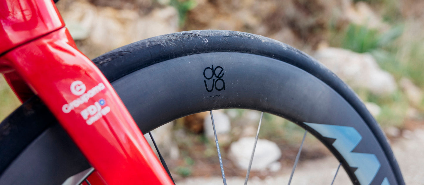 Par MICHE DEVA RD 52 Tubeless Ready-hjul (Center Lock) Silver
