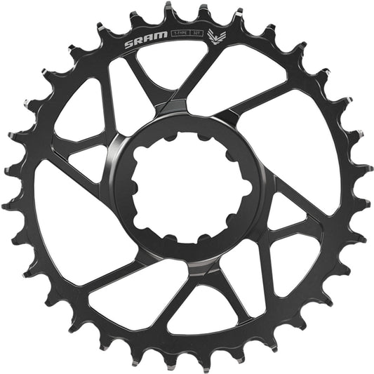 SRAM S1000 T-TYPE EAGLE BOOST 12V Aluminium Direktmonterad Offset 3mm Svart Mono-kedjekrans